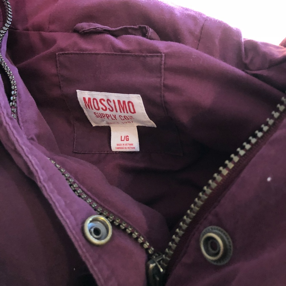 Light Winter/Fall Maroon Jacket Worn A Few Times - image 3